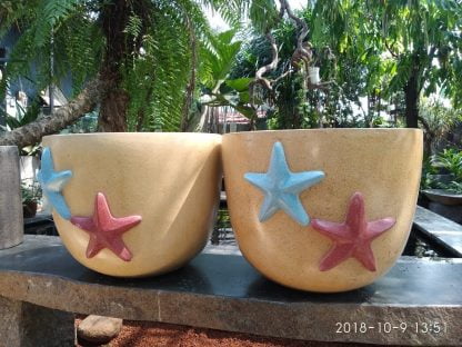 Bak Mandi Unik Tipe Blong Setengah Motif Bintang - Image 3