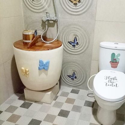 Bak Mandi Unik Tipe Blong Full Motif Kupu-kupu