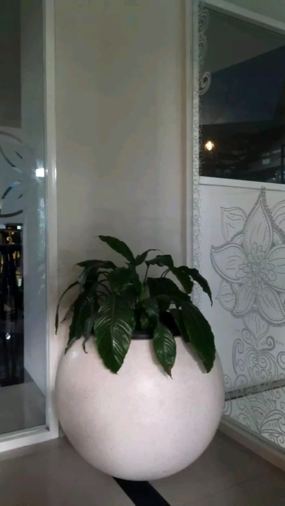 Pot Bulat Terrazzo Glossy - Image 2