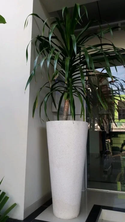 Pot Terrazzo Tipe Vas Glossy Tinggi 100cm Diameter 40cm - Image 3