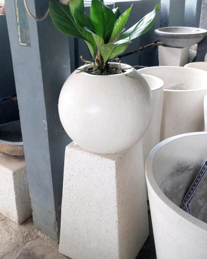 Pot Terrazzo Bola Kaki Piramid - Image 2