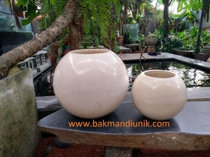 Pot Bulat Terrazzo Glossy - Image 3