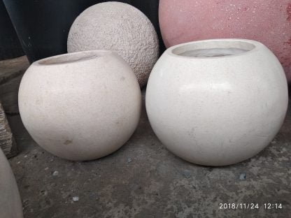 Pot Bulat Terrazzo Glossy - Image 4