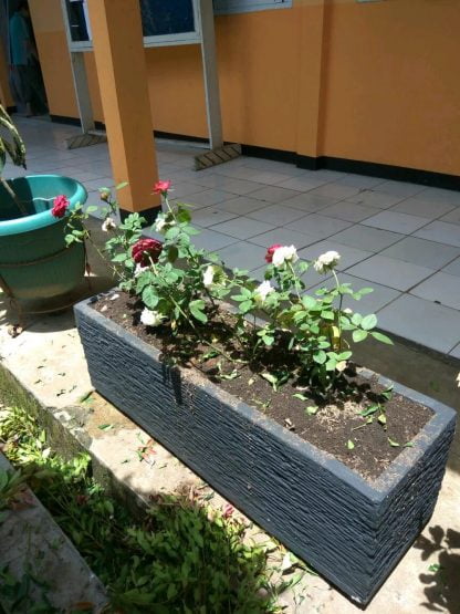 Pot Kotak Minimalis Panjang 75cm Lebar 20cm Tinggi 20cm