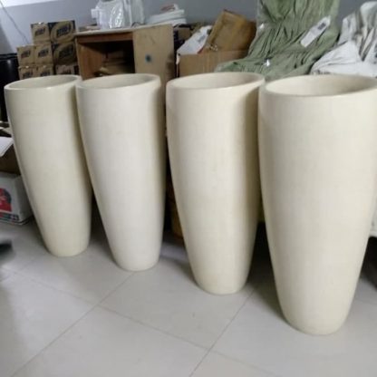 Pot Premium Terrazzo Silinder Glossy 100cmX40cm - Image 3
