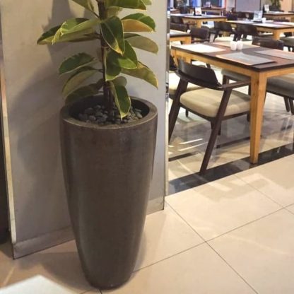 Pot Premium Terrazzo Silinder Glossy 100cmX40cm - Image 4