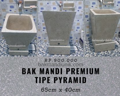 Bak Mandi Unik Tipe Pyramid