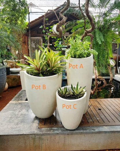 Pot Slant Tall Premium Teraso - Image 3