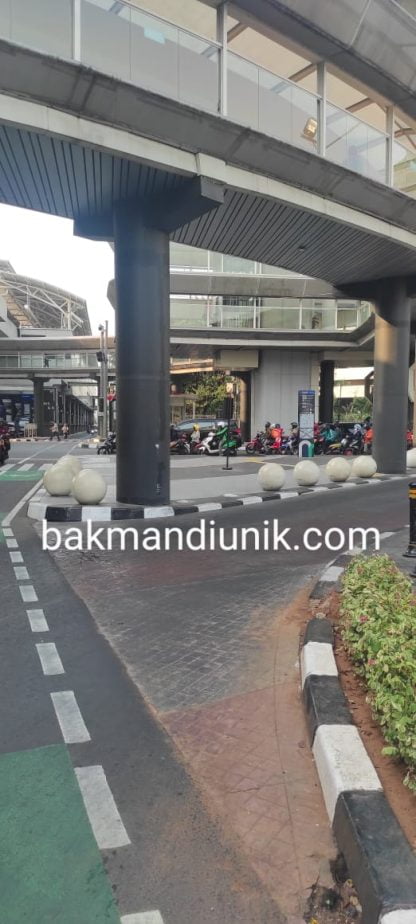 Bola Taman Bollard Pedestrian Trotoar Diameter 70cm