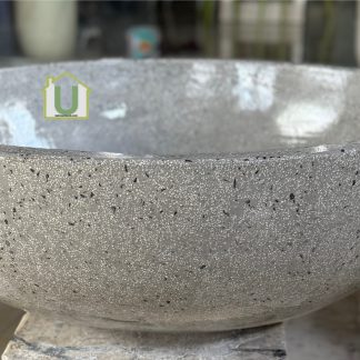 Pot Teratai Bahan Teraso Coating Glossy