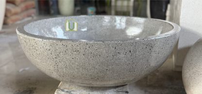 Pot Teratai Bahan Teraso Coating Glossy