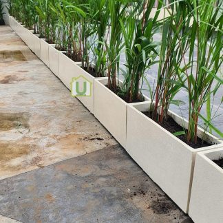Pot Persegi Panjang Teraso Glossy